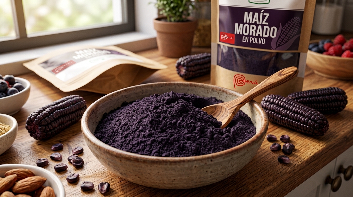 Maíz Morado en Polvo